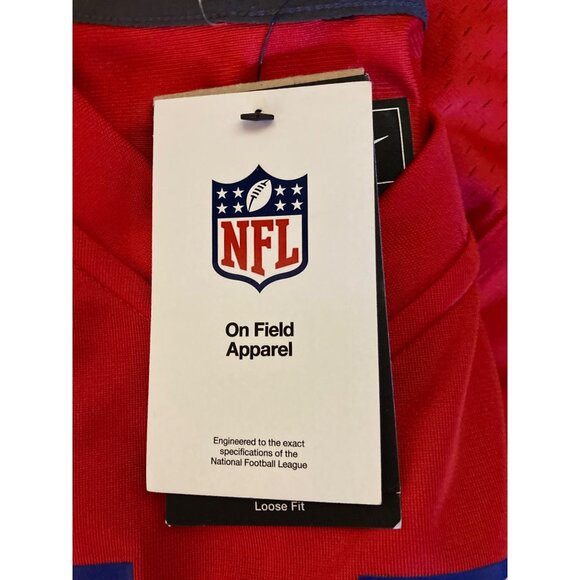 NFL New England Patriots Nike Mac Jones Player Jersey Red Men's Size 3XL New - Picture 3 of 10